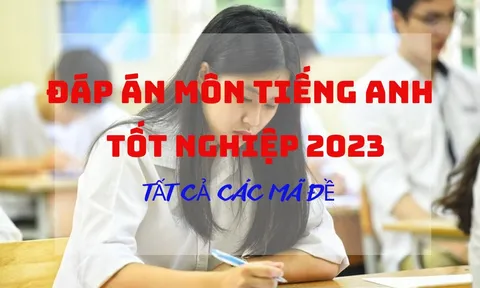 Đáp án môn Tiếng Anh kì thi tốt nghiệp THPT 2023 tất cả các mã đề nhanh nhất, chính xác nhất