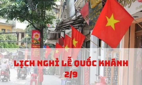 Lịch nghỉ lễ Quốc khánh 2/9 năm 2023 chi tiết cho cán bộ, công chức, viên chức và người lao động