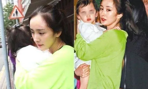 Rộ tin Dương Mịch đã giành lại được quyền nuôi con từ Lưu Khải Uy