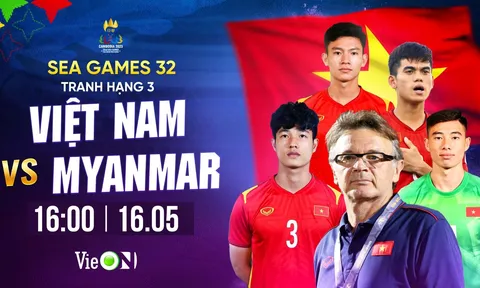 Đón xem U22 Việt Nam - U22 Myanmar tranh huy chương đồng trên VieON: hai đòn bẩy để U22 Việt Nam chiến thắng