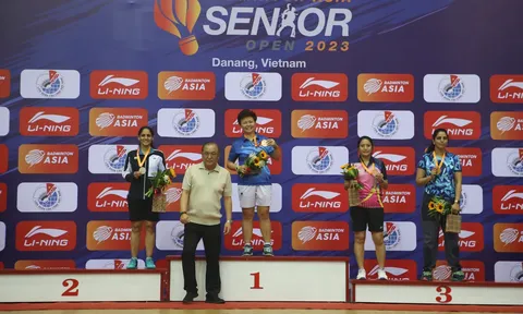 Việt Nam giành 26 huy chương, đứng thứ 2 toàn đoàn tại Giải Cầu lông Quốc tế Trung Cao tuổi Châu Á năm 2023