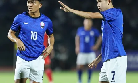 U22 Campuchia bị loại từ vòng bảng SEA Games 32