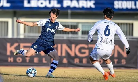 Văn Toàn kiến tạo, Seoul E-Land FC thắng đậm đội đầu bảng