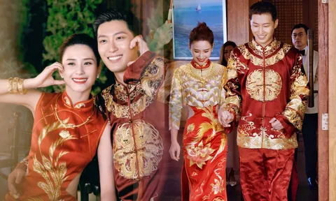 Đậu Kiêu xả ảnh cưới bên ái nữ vua sòng bạc cùng dòng chia sẻ chú ý