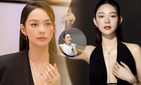 Minh Hằng lần đầu lộ diện sau khi mang bầu, nhan sắc qua camera thường gây chú ý