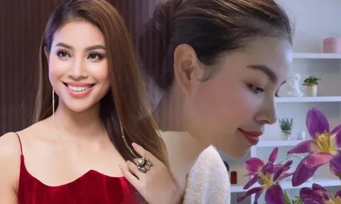 Dù giàu sang nhưng Phạm Hương vẫn làm công việc giản dị này 