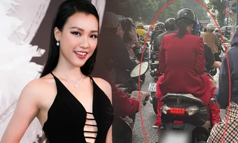 Lên đồ lộng lẫy đi dự sự kiện nhưng Hoàng Oanh lại lộ hình ảnh đời thường khó tin