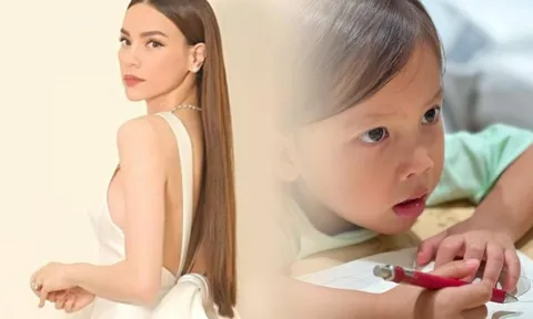 Ái nữ nhà Hồ Ngọc Hà lộ góc nghiêng 'sao y bản chính' của mẹ khiến dân tình thích thú