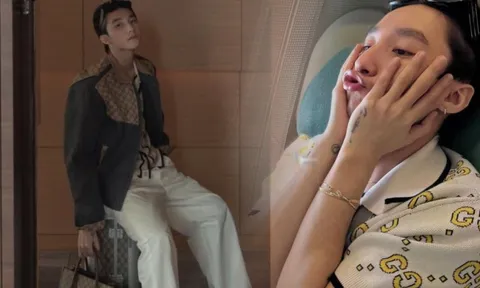 Diện nguyên cây đồ hiệu tạo dáng cực ngầu, Sơn Tùng gây chú ý vì điều này!