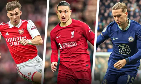 Đội hình chạy nhanh nhất Ngoại hạng Anh mùa giải 2022/23