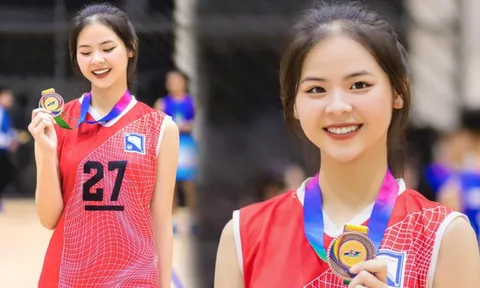 Mê mẩn trước san nhan sắc tựa thiên thần của hoa khôi bóng chuyền dự thi Miss World Việt Nam 2023