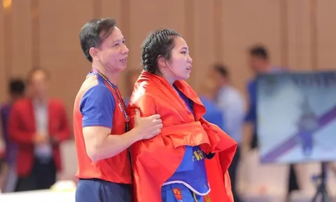 Độc lạ SEA Games 32: Nữ võ sĩ xinh đẹp của Việt Nam giành HCV nhờ bốc thăm