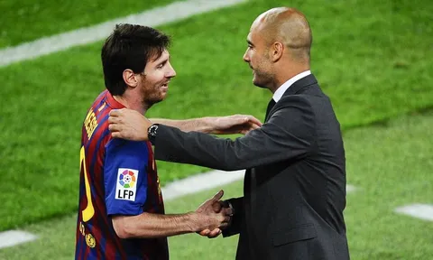 Messi khen gợi Pep Guardiola là HLV hay nhất thế giới