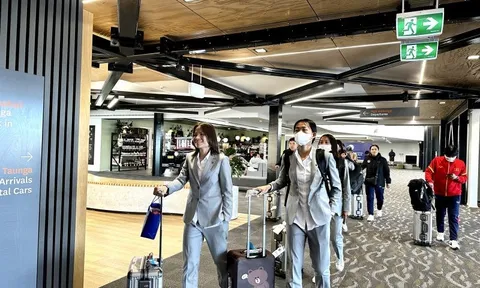 ĐT nữ Việt Nam đến New Zealand, chuẩn bị giao hữu với đội chủ nhà