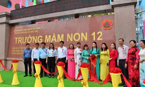Trường mầm non đầu tiên ở quận Tân Bình đạt chuẩn Quốc gia cấp độ 2