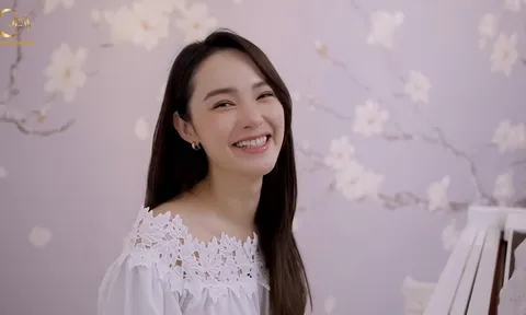 Bước sáng 'tam cá nguyệt' thứ hai, Minh Hằng vẫn ham làm việc, nhan sắc ngày càng rạng rỡ, ngọt ngào