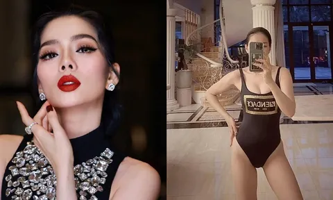 Lệ Quyên diện bikini 1 mảnh khoe trọn vóc dáng nóng bỏng, nuột nà như gái đôi mươi