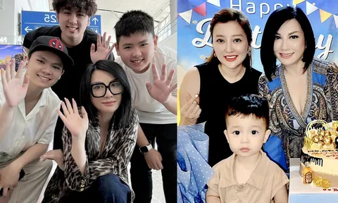 Ngỡ ngàng mối quan hệ giữa vợ mới của Bằng Kiều và các con riêng của chồng