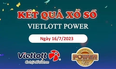 Kết quả xố số Vietlott Power 6/45 ngày 16/7: Gải độc đắc sẽ thuộc về ai?