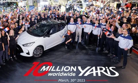 Toyota Yaris cán mốc 10 triệu xe xuất xưởng sau 25 năm