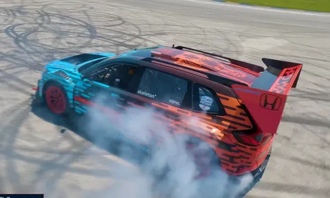 [Video] Chiêm ngưỡng Honda CR-V trên đường đua F1