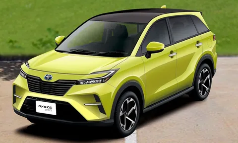 Lộ diện Toyota Raize phiên bản 7 chỗ cùng diện mạo khác biệt