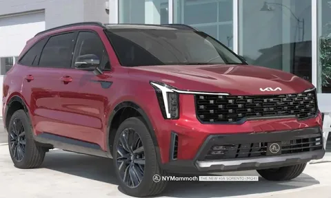 Hé lộ diện mạo Kia Sorento 2024, sở hữu nhiều đường nét kế thừa Kia EV9
