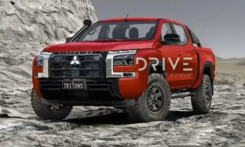 Chiêm ngưỡng thiết kế Mitsubishi Triton 2024 trước ngày ra mắt