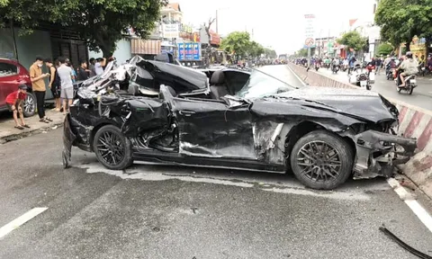 "Xe điên" đâm hàng loạt xe trên đường