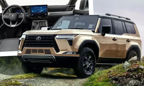 Lexus GX thế hệ mới trình làng, bề ngoài vuông vức như Land Rover Defender