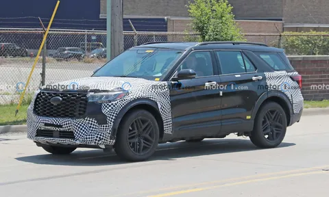Hé lộ hình ảnh mới nhất Ford Explorer 2024 phiên bản nâng cấp