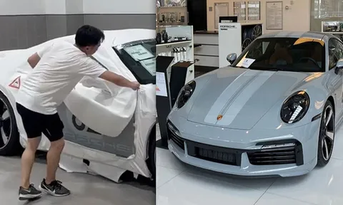 Mãn nhãn với màn đập hộp Porsche 911 Sport Classic 2023 "đỉnh chóp" của Cường Đô-la