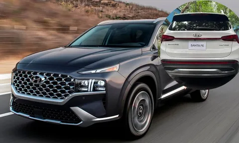 Hyundai SantaFe Hybrid tiếp tục lộ diện tại Việt Nam, sẵn sàng đấu 'đồng hương' Kia Sorento