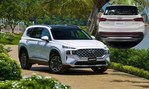 Hyundai SantaFe hybrid lộ diện tại thị trường Việt, chờ ngày ra mắt chính thức