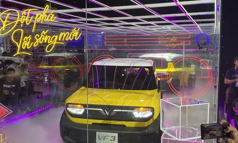 Ô tô điện mini VinFast VF3 chính thức lộ diện, sẵn sàng nghênh chiến Wuling Hongguang Mini EV