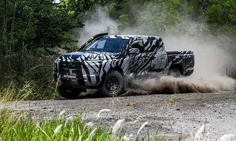 Mitsubishi Triton 2024 khoe khung gầm và động cơ mới, nhăm nhe chiếm lĩnh thị phần trong phân khúc bán tải