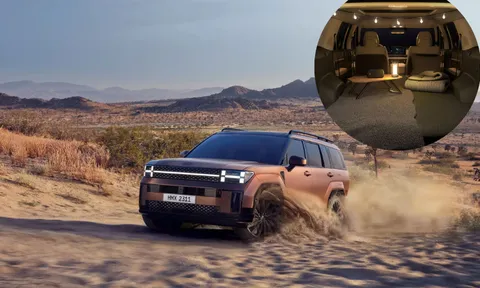 Hyundai SantaFe 2024 chính thức lộ diện: "Sang" không kém Land Rover