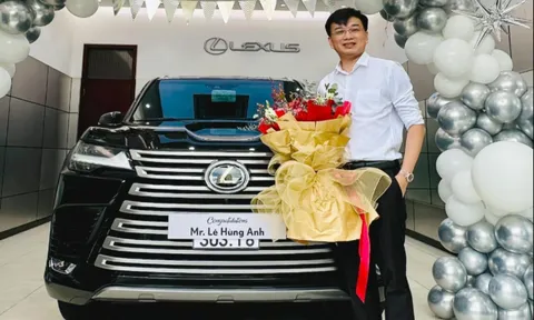 Shark Lê Hùng Anh tậu ‘xe chủ tịch’ Lexus LX 600 giá gần 10 tỷ đồng