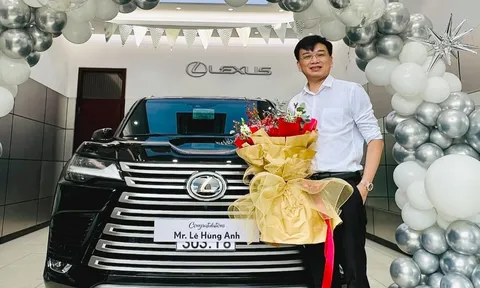 Shark Lê Hùng Anh "Flex" chiếc Lexus LX600 có giá sương sương tới 10 tỷ đồng