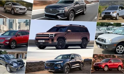 Hyundai Santa Fe thay đổi ra sao qua 5 thế hệ dòng xe?