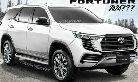 Xem trước thiết kế Toyota Fortuner 2024 hoàn toàn mới