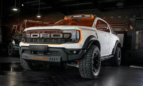 Ford Ranger Raptor "hoá" khủng long T-Rex cực ngầu nhờ bản độ mang phong cách kỷ Jura