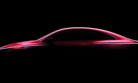 Mercedes nhá hàng mẫu sedan điện "đàn em" của EQS, dự kiến ra mắt ngay trong quí 3