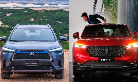 Bất ngờ trước độ "mất giá" giữa Toyota Corolla Cross và Honda HR-V sau 1 năm lăn bánh