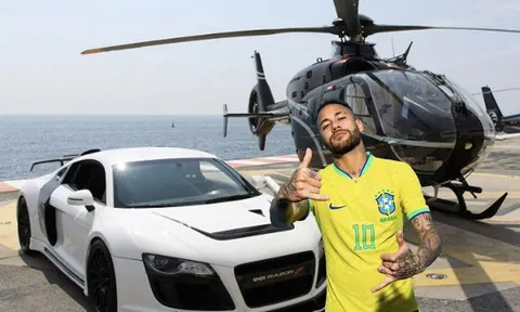 Vừa tới Saudi Arabia, Neymar nhận ngay 8 siêu xe, xe sang cùng loạt đối đãi như "ông hoàng"