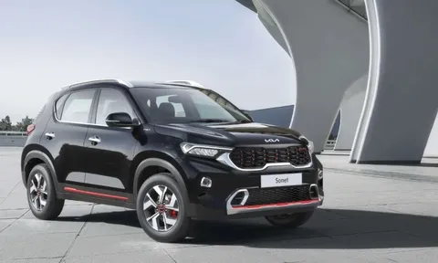 Bắt gặp Kia Sonet 2024 trên phố: Lột xác về ngoại hình, thêm trang bị đấu Toyota Raize