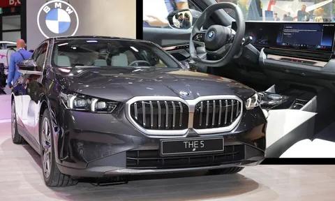 Ảnh thực tế BMW 5-Series 2024: Sang, xịn, mịn đến từng đường nét