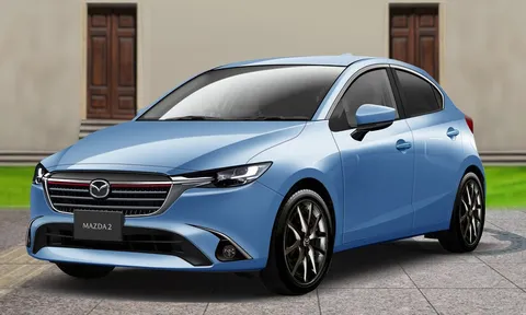 Lộ diện Mazda 2 2024 hoàn toàn mới, dự kiến ra mắt vào năm sau