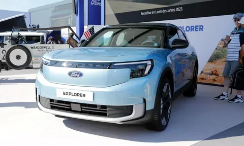 Cận cảnh Ford Explorer bản thuần điện "mượn" khung gầm Volkswagen, giá quy đổi 1,2 tỷ đồng