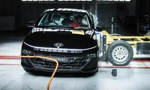 Hyundai Accent 2023 đạt 5 sao trong thử nghiệm va chạm NCAP